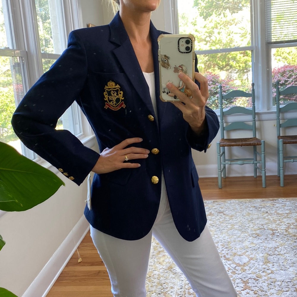 Vintage 90’s Crested Blazer